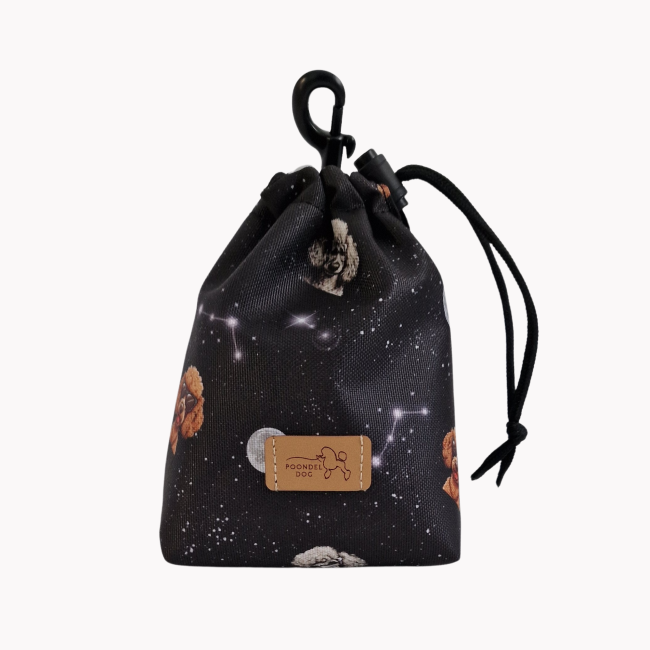 saszetka na smaczki cosmic poodle poondel dog.png