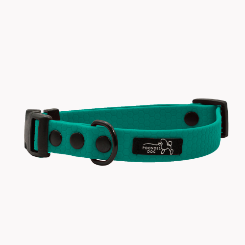 obroża wodoodporna hexa morska zieleń poondel dog.png