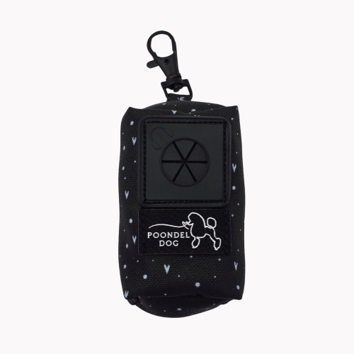 etui na kupoworek poondel dog sweetheart blacky czarny serca