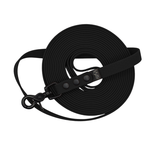 Linka wodoodporna hexa czarna Poondel Dog czarne okucia