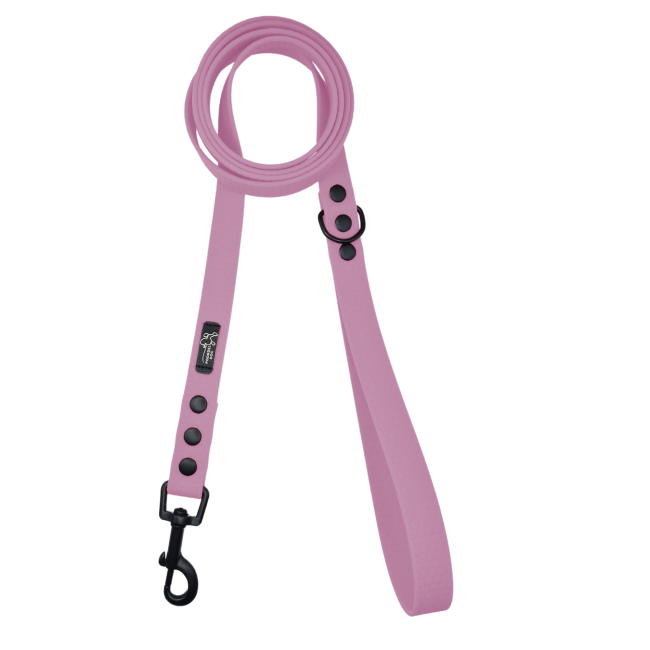 miejska smycz hexa pastelowa lawenda czarne