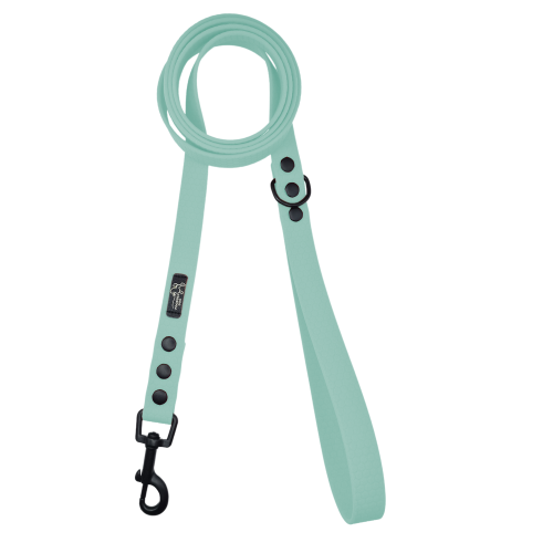 miejska smycz hexa pastelowy niebieski czarne